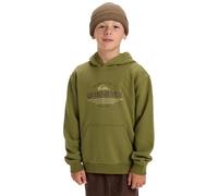 Quiksilver Felpa in Pile Graphic Hoodie Verde 14