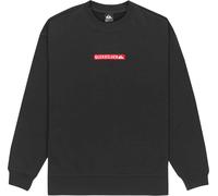 Quiksilver - Felpa Uomo in Cotone - Dna Crew Black per Uomo in Cotone - Taglia L - Nero