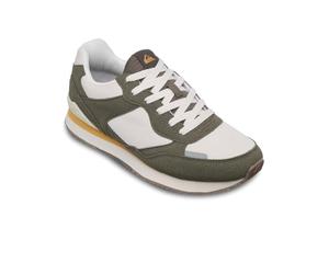 Quiksilver Fontana Sneaker da Uomo, 42 EU, Verde, 42 EU