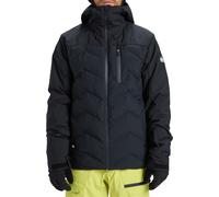 Quiksilver - Giacca da sci/snowboard da Uomo - The Edge Jacket True Black per Uomo in Pelle - Taglia L - Nero