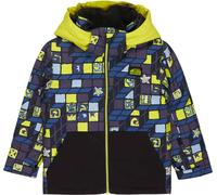 Quiksilver - Giacca da sci/snowboard - Little Mission Kids Jacket 3D Checker Yellow Plum in Pelle - Taglia Bambino 6-7 a - Giallo