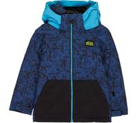 Quiksilver - Giacca da sci/snowboard - Little Mission Kids Jacket Rock And Roll True Black in Pelle - Taglia Bambino 3a - Blu navy