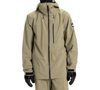 Quiksilver - Giacca da sci/snowboard stretch da uomo - Muldrow 20k Jacket Fallen Rock per Uomo in Pelle - Taglia M - Beige
