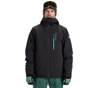 Quiksilver - Giacca da sci/snowboard da Uomo - Titano Jacket True Black per Uomo in Pelle - Taglia L - Nero