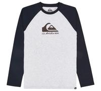 Quiksilver - Kid's EV Omni Logo Raglan L/S - Maglia a manica lunga XS - 8 Years bianco