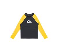 Quiksilver Kids Everyday UPF50 - Maglia a maniche lunghe, Dark Navy/Energia solare, 4 anni