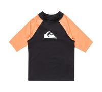 Quiksilver Kids Everyday UPF50 - Maglietta a maniche corte, Nero/Melone, 4 anni