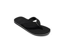 Quiksilver Layback Molokai, Sandali Uomo, Nero Bianco e Nero, 39 EU