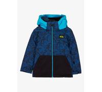 Quiksilver - Giacca da sci/snowboard - Little Mission Kids Jacket Rock And Roll True Black in Pelle - Taglia Bambino 4-5 a - Blu navy