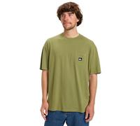 Quiksilver Maglietta a Manica Corta Salt Water Pocket SS Tee Verde M