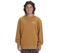 Quiksilver Maglione in Pile Salt Water Graphic Crew Marrone S