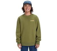 Quiksilver Maglione in Pile Salt Water Graphic Crew Verde M