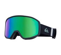 Quiksilver - Maschera da sci/snowboard da uomo - Harper Goggles Black / Clux ML Green S3 - Nero