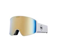 Quiksilver - Maschera da sci/snowboard da uomo - Storm MG Goggles Bone White/Clux Ml Gold S3 - Bianco