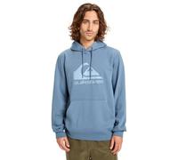 Quiksilver Felpa con cappuccio Comp Logo Hoodie in pile Uomo Blu S