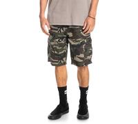 Quiksilver Bermuda Cargo da Uomo, Camo Print Crucial Battle, 30