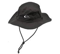 Quiksilver Men's Bushmaster Floppy Sun Beach Hat, Black, Small/Medium