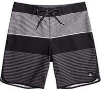 Quiksilver Men's Standard Surfsilk Tijuana 19 Boardshort Swim Trunk, Black/Black, 34