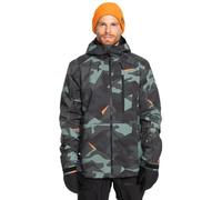 Quiksilver Mission Printed JK Giacca, Puzzle Camo Sea Spray, S Uomo