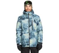 Quiksilver Mission Printed JK Giacca, Space Stone Celery Green, L Uomo