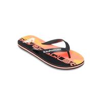 Quiksilver Molokai Art 25, Sandali Uomo, Fiery Coral Wordblock, 40 EU
