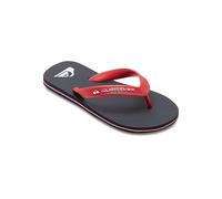 Quiksilver Molokai Core Youth, Sandalo, Blu, Rosso e Blu, 38 EU