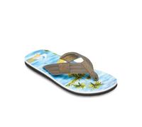 Quiksilver Molokai Layback, Sandali Uomo, Coronet Blue Naturama, 45 EU