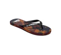 Quiksilver Molokai Marled, Scarpe da Spiaggia e Piscina Uomo, Multicolore (Black/Blue/Red Xkbr), 40 EU