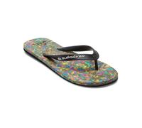 Quiksilver Molokai Recycled, Sandali Uomo, Nero e Blu, 41 EU