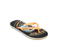 Quiksilver Molokai Screen, Sandali Uomo, Nero Giallo, 41 EU