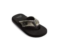 Quiksilver Monkey Abyss Youth, Scarpe da Spiaggia e Piscina Bambini e ragazzi, Marrone Green Green Black Xggk, 39 EU
