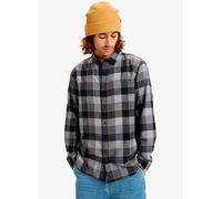 Quiksilver - Motherfly Plaid Ls Shirt Grigio - Abbigliamento S Grigio