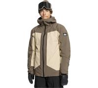 QUIKSILVER Giacca sportiva marrone / marrone chiaro, Taglia XL