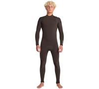 Quiksilver Muta da uomo 2026 Everyday Sessions con zip sul petto da 3/2 mm - marrone