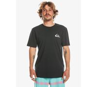 Quiksilver MW Mini Logo T-Shirt Uomo Nera Manica Corta Cotone EQYZT07657 KVJ0