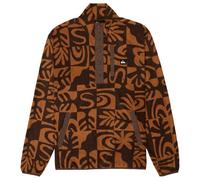 Quiksilver - No Destination Half Snap - Pullover in pile XL marrone