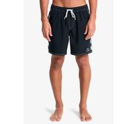 Quiksilver - Short da bagno - Original Arch Volley 17 Black per Uomo in Poliestere Riciclato - Taglia L - Nero