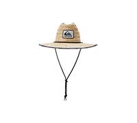 Quiksilver Outsider-Cappello da Bagnino in Paglia con Protezione Solare Sole, Nero Grigio Camo, X-Large Uomo