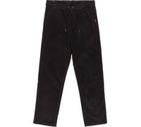 Quiksilver - Pantalon en velours côtelé - Taxer Regular Cord Pant Black per Uomo in Cotone - Taglia S - Nero