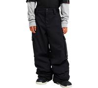 Quiksilver - Pantaloni da snowboard ampi - Snow Down Cargo Youth Pant Black in Materiale Riciclato - Taglia Bambino 8a - Nero