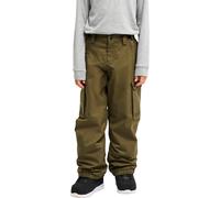 Quiksilver - Pantaloni da snowboard ampi - Snow Down Cargo Youth Pant Grape Leaf in Materiale Riciclato - Taglia Bambino 14a - Kaki