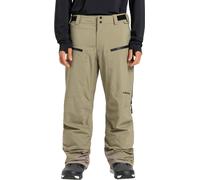 Quiksilver - Pantaloni da snowboard stretch da uomo - Paramo Stretch 20k Pant Fallen Rock per Uomo in Pelle - Taglia M - Beige