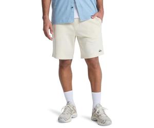 Quiksilver Pantaloni Elastici in Vita Basic Fleece Short Giovani Uomini Uomo Bianco