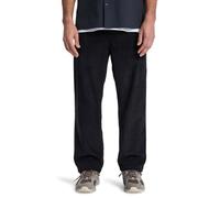 Quiksilver - Pantaloni in velluto da uomo - Taxer Regular Cord Pant Black per Uomo in Cotone - Taglia S - Nero Nero S