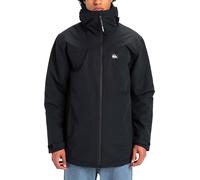 Quiksilver - Parka chaude et imperméable - Overcast 3K Parka Black per Uomo in Nylon - Taglia L - Nero