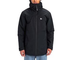 Quiksilver - Parka chaude et imperméable - Overcast 3K Parka Black per Uomo in Nylon - Taglia L - Nero