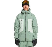 Quiksilver per Sempre Giacca Sci Uomo Giacca Neve Giacca Snowboard Verde Nuovo