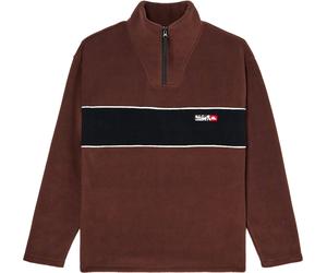 Quiksilver - Polaire demi-zippée - YG Cruz Polar Half Zip Fleece Java per Uomo - Taglia M - Bordeaux