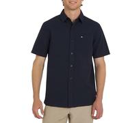 Quiksilver Premium Cotton Short Sleeve Button Down Seersucker Shirt Camicia Seersucker Uomo (Pacco da 1)