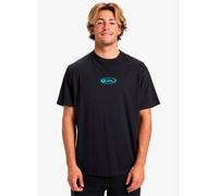 Quiksilver - T-shirt in cotone biologico - Pto Welcome All SS Tee Black per Uomo in Cotone - Taglia M - Nero